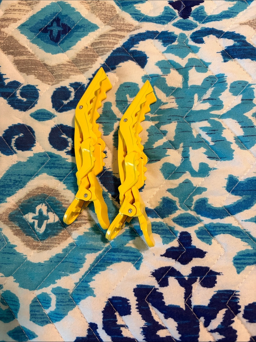 Yellow Drybar Hair Clips - Set of 2